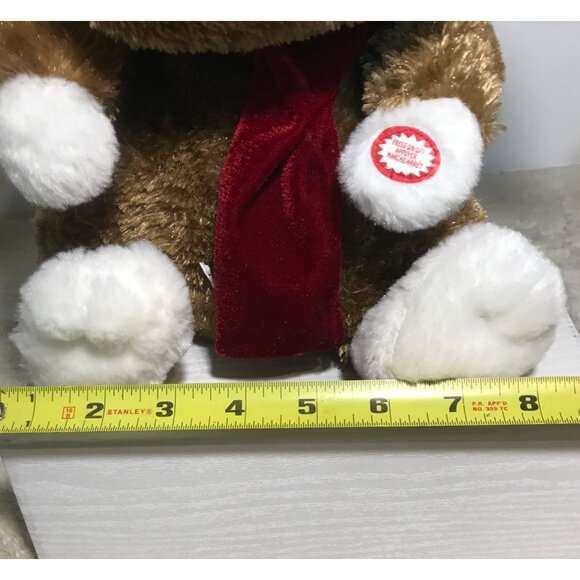 Dan Dee Holiday Plush Singing Dog With Santa Hat & Scarf - Picture 11 of 11